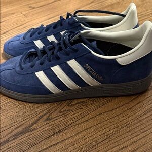 Adidas Spezial Men's Navy and White Sneakers
